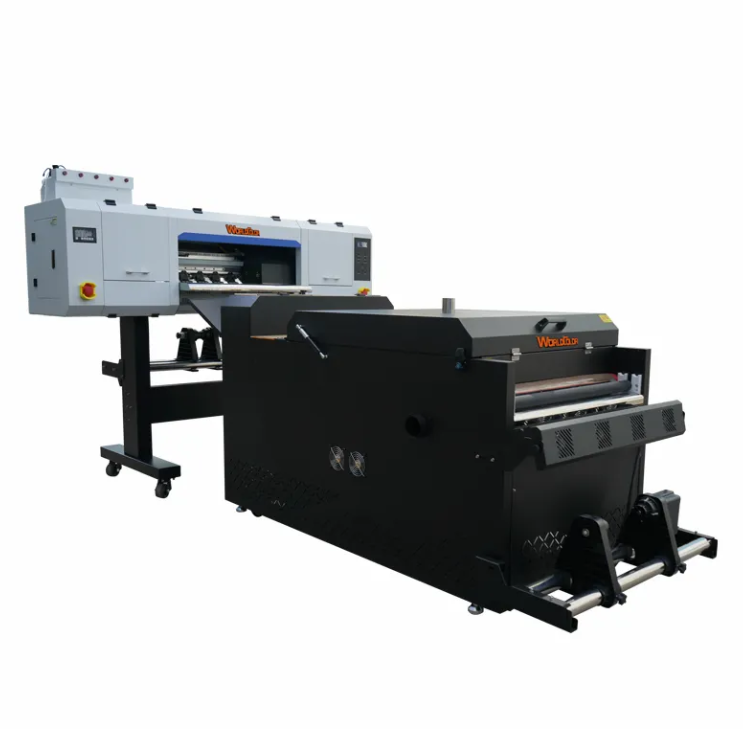 A1 DTF Printer 60Cm I3200 Heads T-Shirt Film Printer With Oven Dryer Machine 2 4 Heads 24 Inch DTF Printer