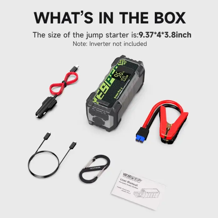 YESPER 300W Top Quality Market Outdoor Camping Power Banks Portable Power Station with Jump Starter