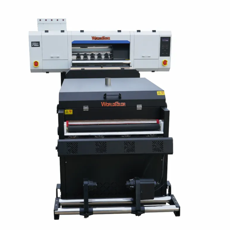 A1 DTF Printer 60Cm I3200 Heads T-Shirt Film Printer With Oven Dryer Machine 2 4 Heads 24 Inch DTF Printer