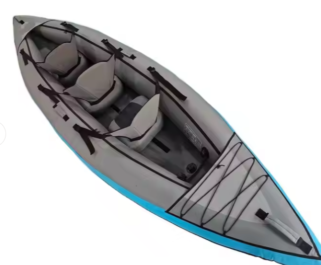 Drop Stitch Foldable Kayak Cloth Cover Inflatable Boat Customized Inflatable Canoe for Water Sports