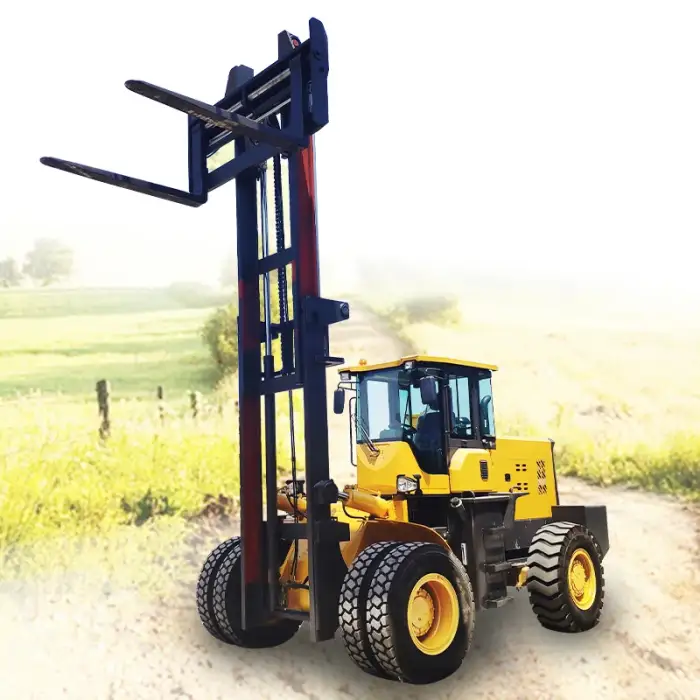 3.5-Ton Diesel Multifunctional Forklift Internal Combustion Hydraulic Lifting Handling Crane 4WD Engine Motor