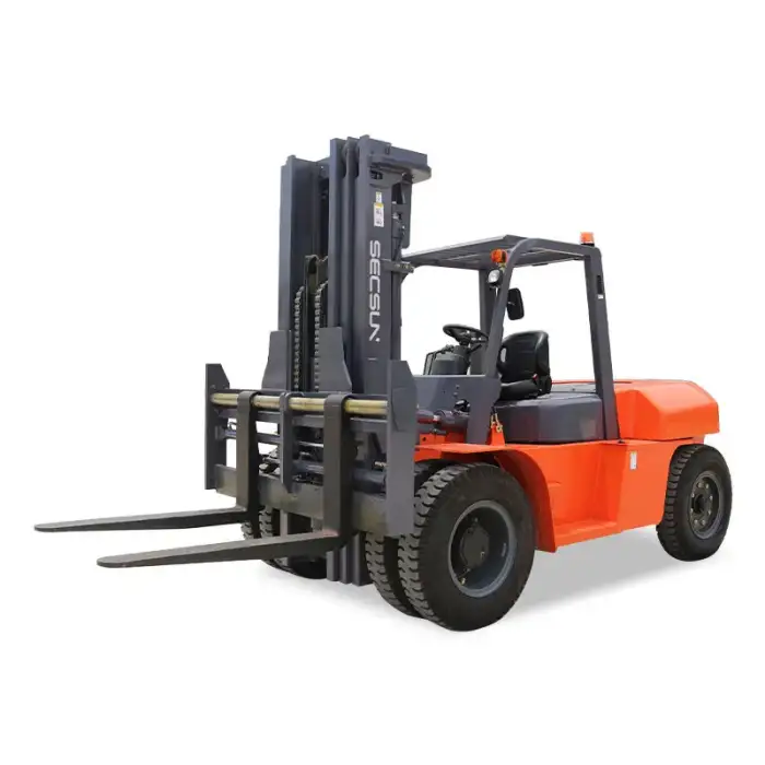 4Wd Enclosed Cab 7 Ton 8 Ton 10 Ton 13 Ton 15 Ton Diesel Fork Lift With Side Shifter.