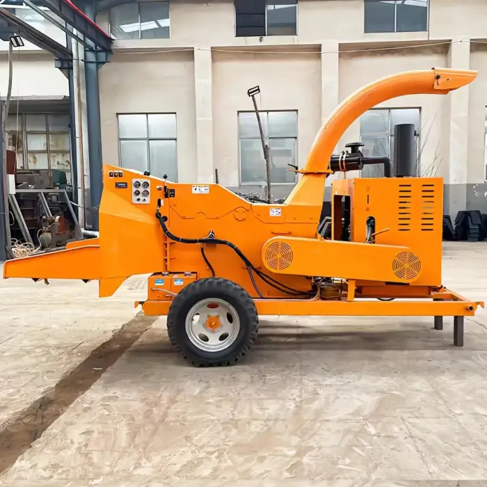 Wood branch crusher garden branch crusher, mobile branch crusher, multi-functional gasoline and diesel branch crusher