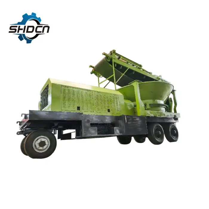 wood crusher machine mobile crusher