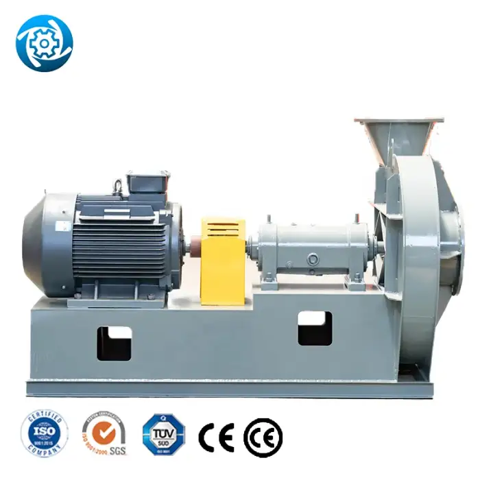 Wood Bark Hammer Mill crusher machine for biomass sawdust straw centrifugal fan blower