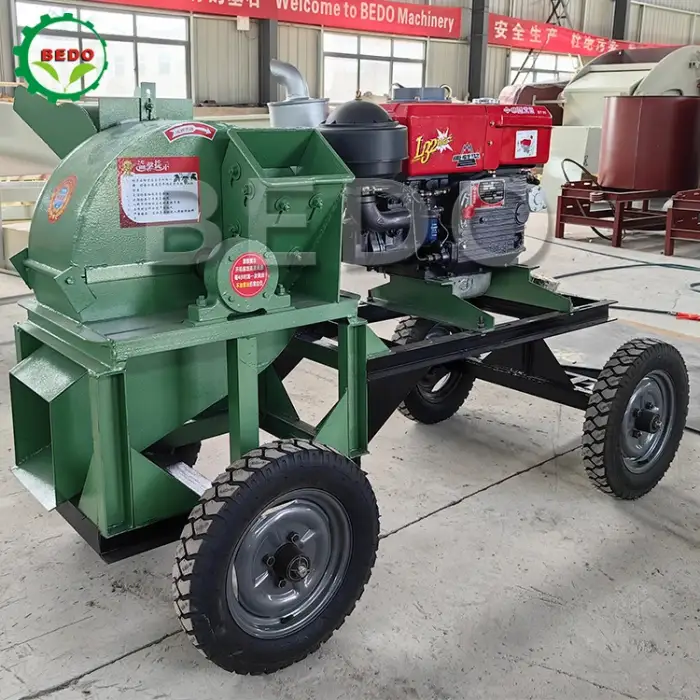 Waste Wood Crusher Machine for Producing Sawdust and Wood Chips Efficiently