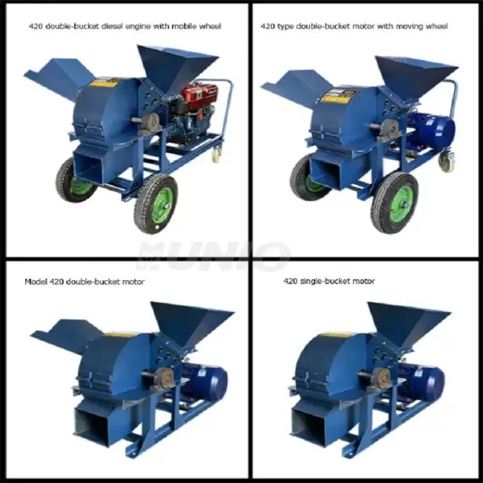 Multi-Purpose Electric Wood Crusher Machine Shredder Wood Crusher Sawdust Making Machine