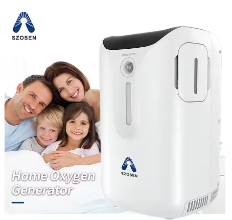 New 1L Mini Portable Rechargeable Oxygen Concentrator For Travel Pulse Therapy Device