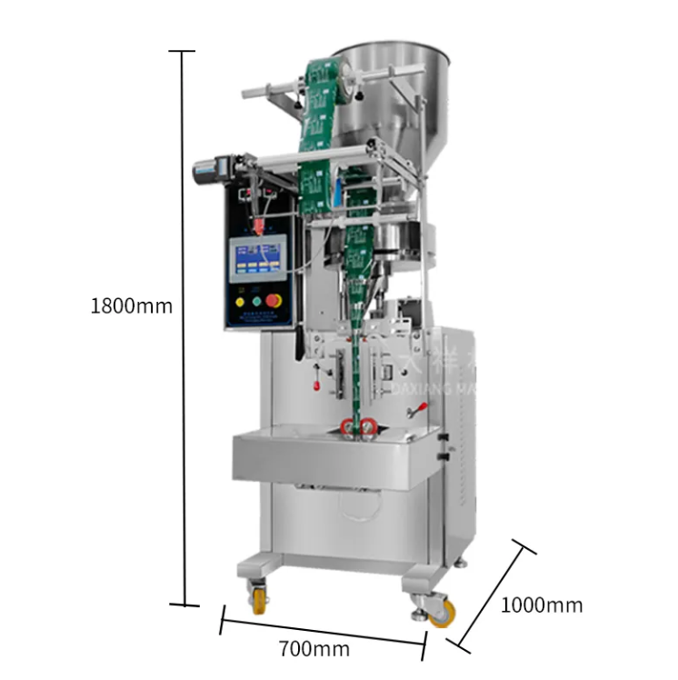 Automatic 100g Packing Small Sachet Sugar Stick Granule Vertical High Speed Packaging Machine