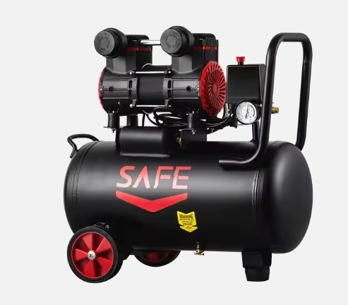 220V 50Hz Portable Piston Air Compressor 8Bar 24L Oilless