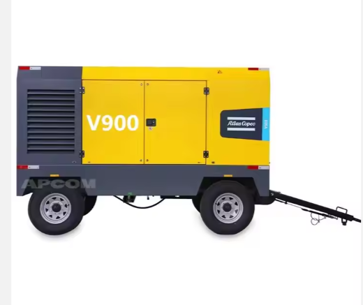 Diesel Portable Screw Air Compressor For Mining Quarry High Pressure 25Bar 360Psi 800CFM