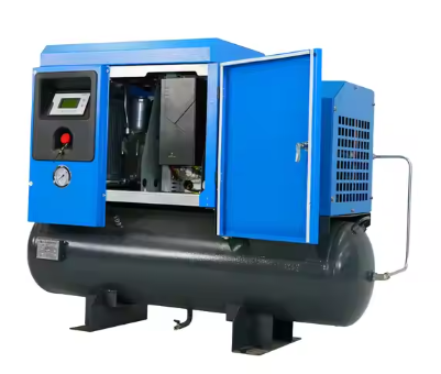 Portable Screw Air Compressor With Air Tank 3.7kw 5hp