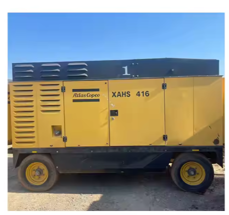 Used Diesel Air Compressor 12Bar 237kW Portable Screw Air Compressor XAHS416