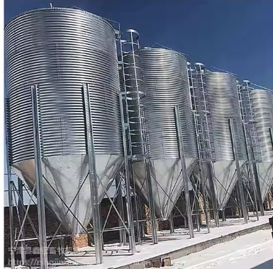 Unique angle design ensures smooth feeding of silo tower 10t