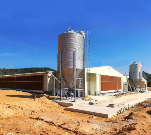 Unique angle design ensures smooth feeding of silo tower 10t