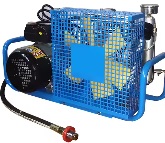 Electric Portable Air Compressor Small Engine 100 Liter Scuba Tank New Piston 300Bar