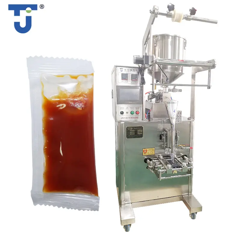 Liquid Oil Tomato Paste Ketchup Syrup Jam Honey Juice Sauce Lotion Packing Sachet Food Filling Multi-function Packaging Machine