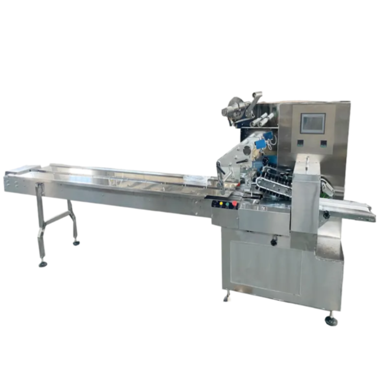 400 Pieces Min 2.8Kw Multi-Function Packaging Machines Flow Pillow Packing Machine For Biscuit Bread Soap Cookie