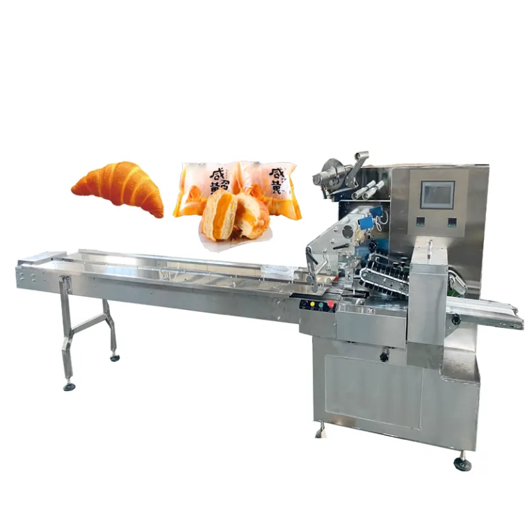 400 Pieces Min 2.8Kw Multi-Function Packaging Machines Flow Pillow Packing Machine For Biscuit Bread Soap Cookie