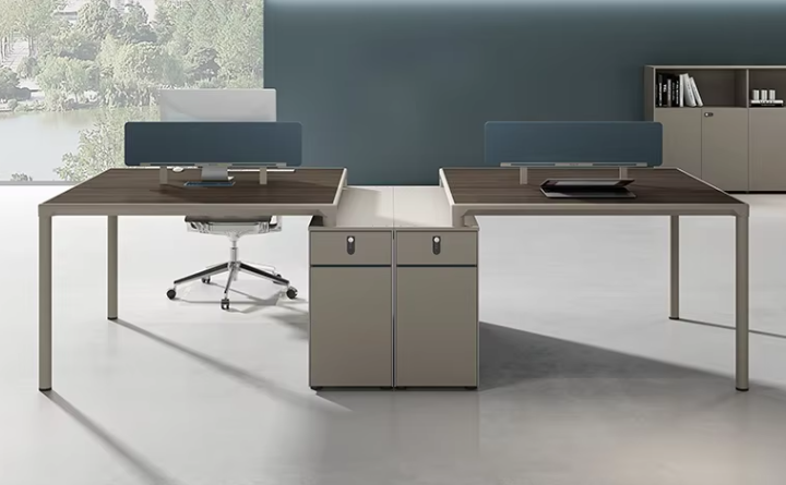 4 Person Workstation Desk