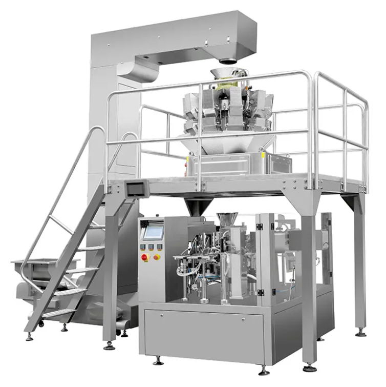 Industrial Automatic Multi-Function Packaging Machines Snack Food Stand Up Pouch Packing Machine