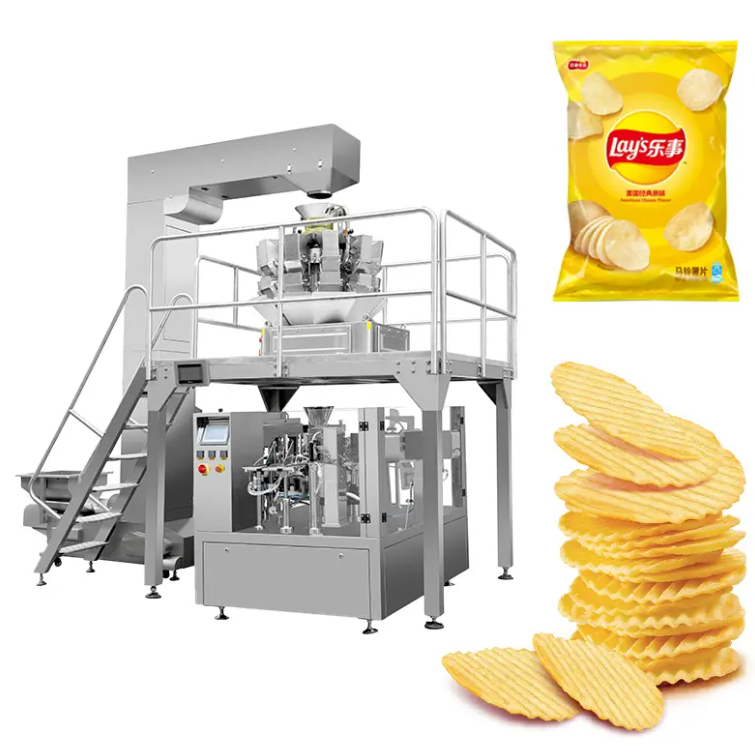 Industrial Automatic Multi-Function Packaging Machines Snack Food Stand Up Pouch Packing Machine