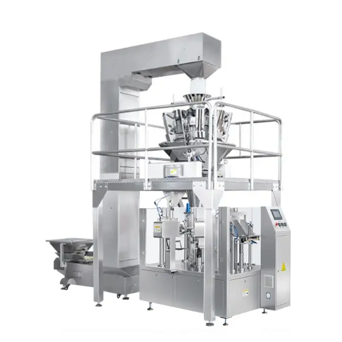 Automatic Multi-Function Packaging Machines Food, Cookie, Chips, Biscuit, Nut,  Snack Pouch Packing Machine