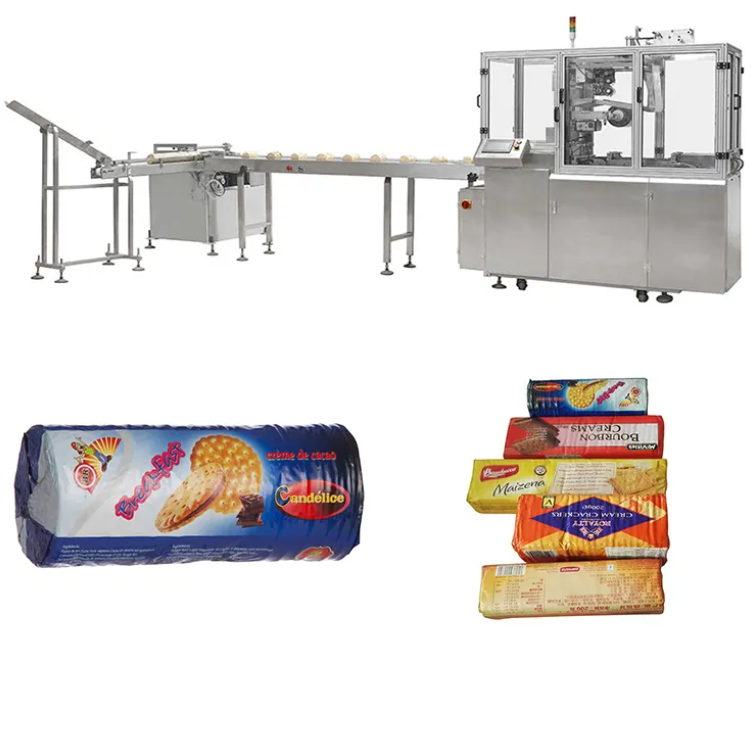 Multi-Function Packaging Machines Automatic Biscuit Packing Biscuit X-Fold Packing Machine