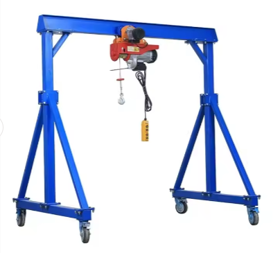 5 Ton Portable Gantry Crane Rubber Tyre Boat Crane Single Girder Overhead Crane