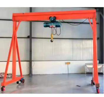 5 Ton Portable Gantry Crane Rubber Tyre Boat Crane Single Girder Overhead Crane