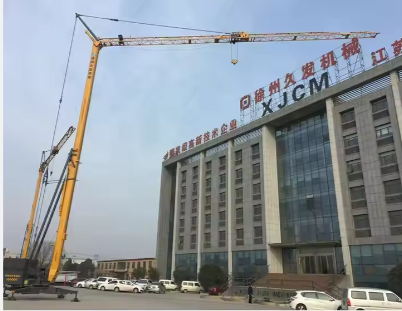 Mobile Tower Crane For Sale Building Overhead Mini Folding 1 Ton CE Provided Bearing Truck Mounted Tower Crane