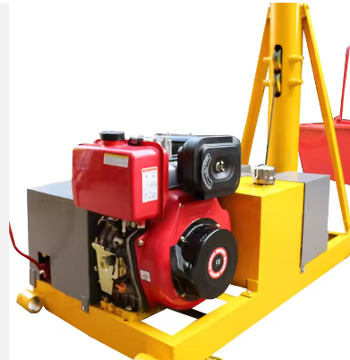 1000 Kg Diesel-Powered Small Crane Construction Diesel Crane Portable Mobile Small Crane