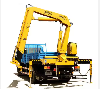 Small Hydraulic Crane 3 Ton Knuckle Portable Crane Hydraulic Boom Truck Mounted Crane For Engineering &amp; Construction Machinery