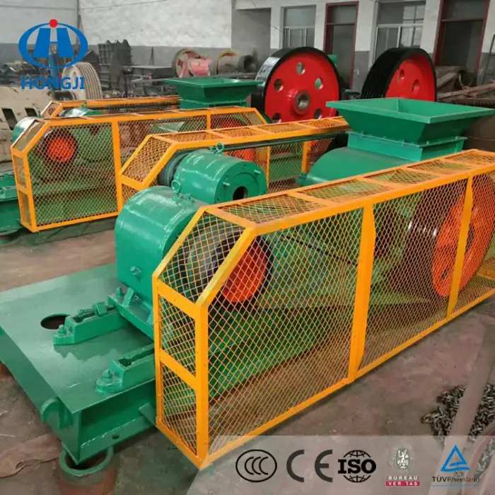 Small Double Roller Stone Crusher Machine