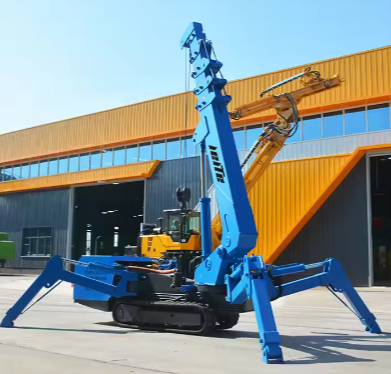 Spider Crane Portable Floor Hydraulic Small Crane For Warehouse Construction Lifting Equipment Mini Hoist Cranes