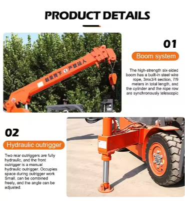 Forklift Mini Concrete Hoist Industrial Construction Portable Crane 4 Ton Small Lift Crane Machine