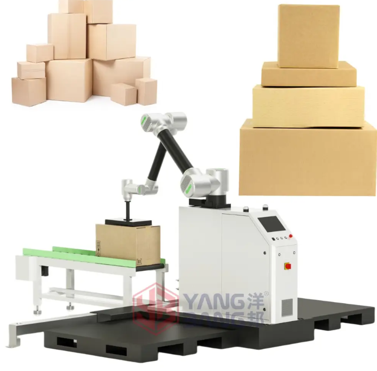 Automatic Bag Carton Box Case Robotic Palletizer Packaging Machine with Robot Palletizer