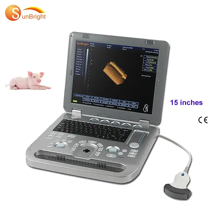 High-End Advanced Laptop Portable 3D Veterinary Ultrasound Scanner Professional For Pets