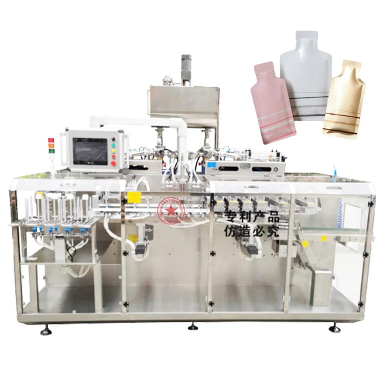 Auto Multi-Function Doypack Pouch Juice Energy Gel Filling Packaging Machines Cosmetic Cream Liquid Shape Sachet Packing Machine