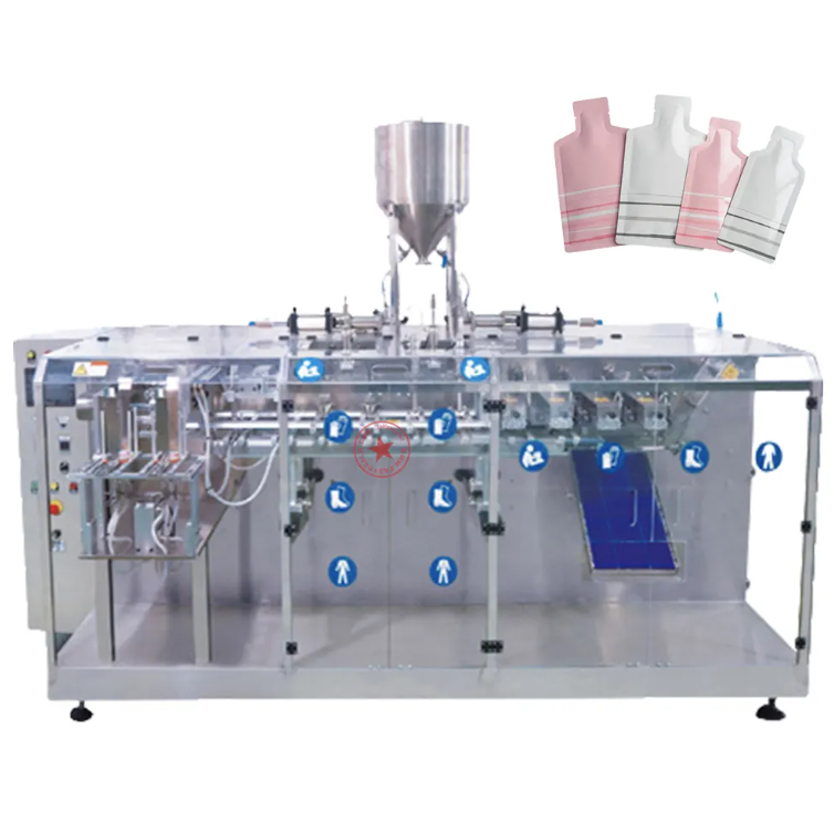 Auto Multi-Function Doypack Pouch Juice Energy Gel Filling Packaging Machines Cosmetic Cream Liquid Shape Sachet Packing Machine