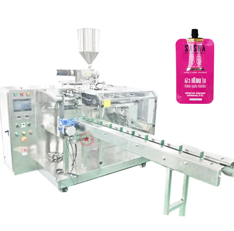 Auto Multi-Function Doypack Pouch Juice Energy Gel Filling Packaging Machines Cosmetic Cream Liquid Shape Sachet Packing Machine