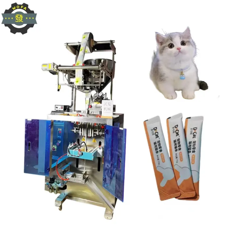 Automatic Pet Food Meat Packaging Machine Small Wet And Dry Cat Strip Packaging Equipment