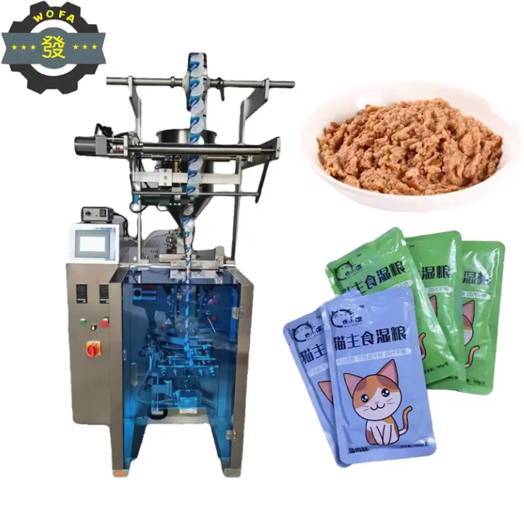 Automatic Pet Food Meat Packaging Machine Small Wet And Dry Cat Strip Packaging Equipment