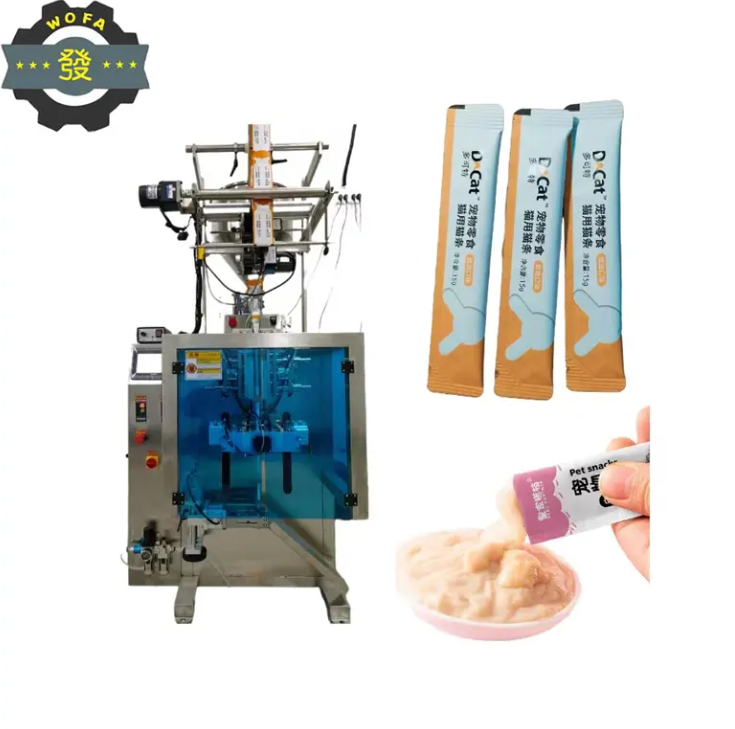 Automatic Pet Food Meat Packaging Machine Small Wet And Dry Cat Strip Packaging Equipment