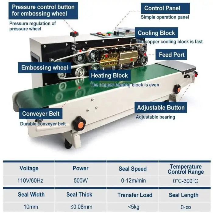 LINK Sweet Potato Chip Sealing Machine: Reliable And Multifunctional Sealing Solution