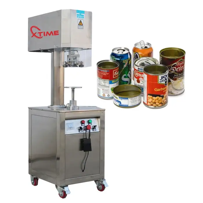 XTIME Semi-Automatic Can Sealing Machine: Efficient Packaging For Food, Beverage, And Chemical Industries