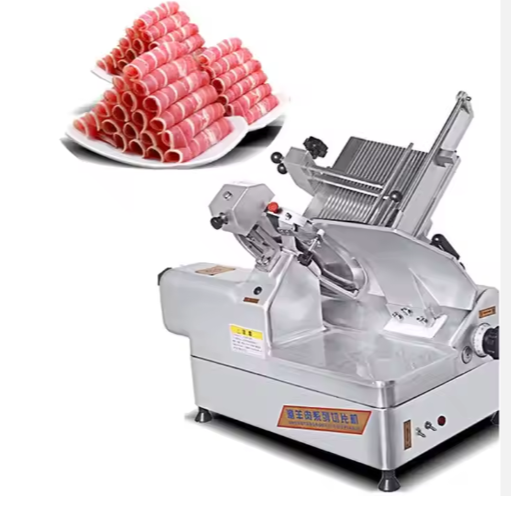 2023 Hot Sale commercial bacon frozen meat slicer automatic sausage frozen meat slicer