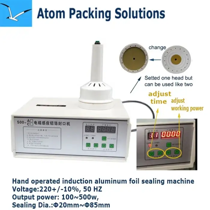 OEM Semi-Automatic Heat Electromagnetic Cap Sealing Machine: Precision Sealing For Various Industries