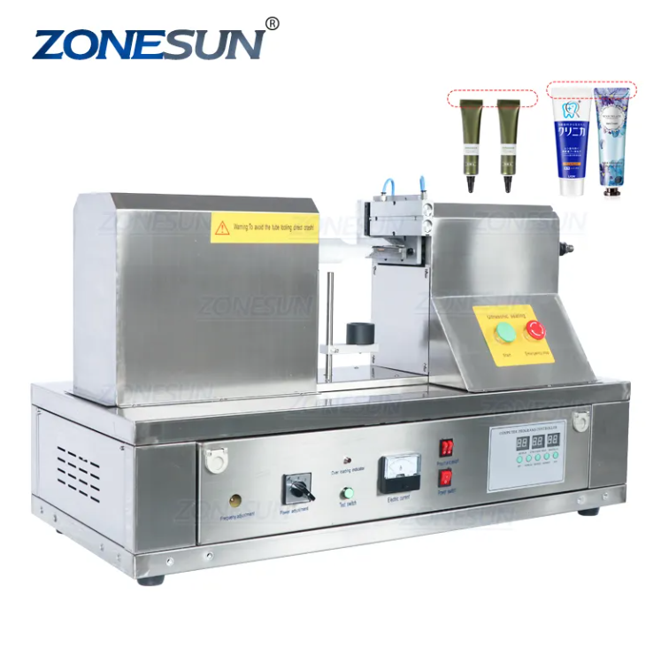 QDFM-125S Semi-Automatic Ultrasonic Plastic Tube Sealing Machine for Cosmetic with Date and Batch Embossing Supply