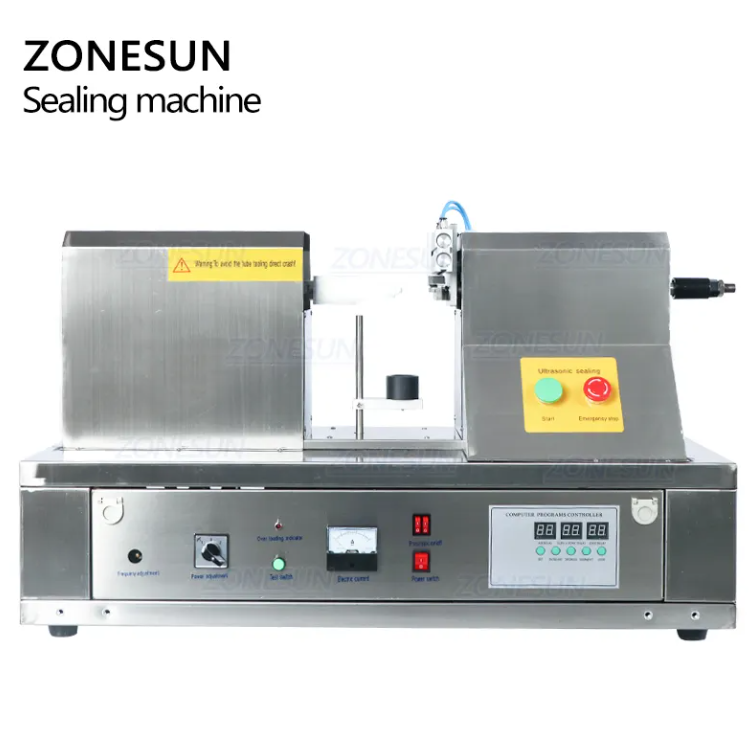 QDFM-125S Semi-Automatic Ultrasonic Plastic Tube Sealing Machine for Cosmetic with Date and Batch Embossing Supply